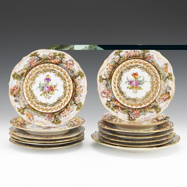 CAPODIMONTE ITALIAN FLORAL DESIGN