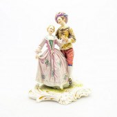 CAPODIMONTE LACE FIGURAL GROUP