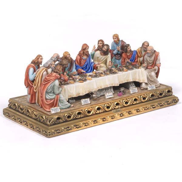 CAPODIMONTE "LAST SUPPER"  10 ¾"