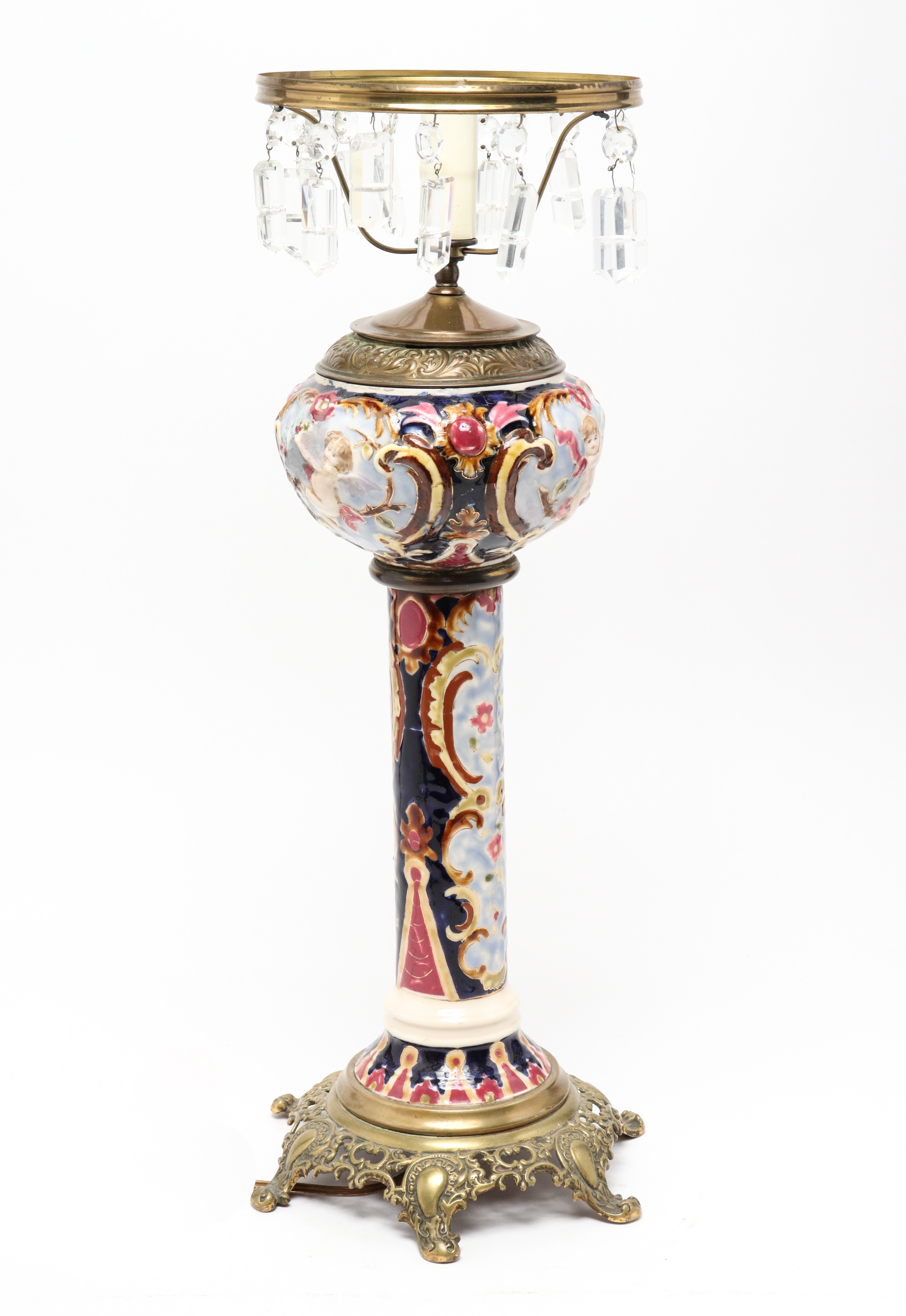 CAPODIMONTE MAJOLICA-MANNER PRISM