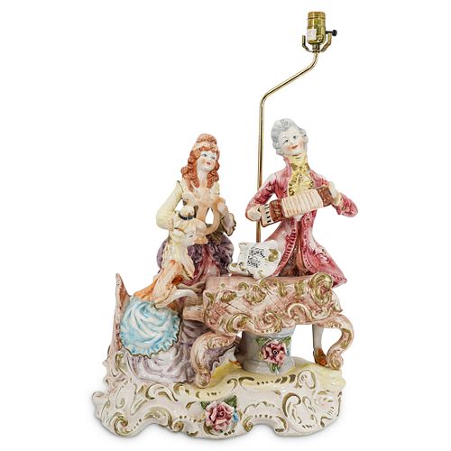 CAPODIMONTE MUSICIAN PORCELAIN
