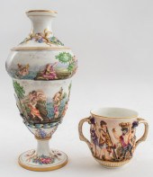 CAPODIMONTE NEAPOLITAN PORCELA
