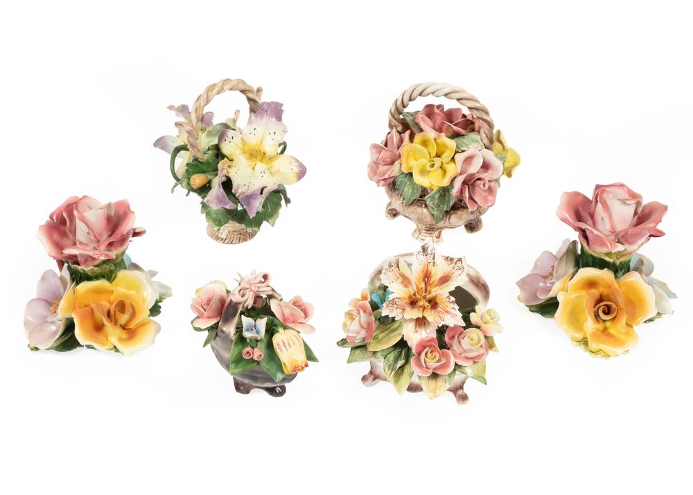 CAPODIMONTE POLYCHROME PORCELAIN