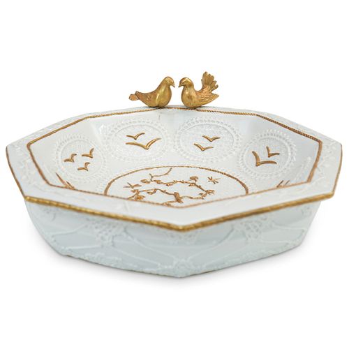 CAPODIMONTE PORCELAIN BIRD