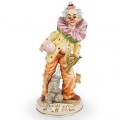 CAPODIMONTE PORCELAIN CLOWN FI