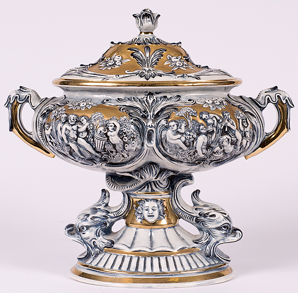 Capodimonte Porcelain Covered