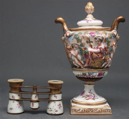 Capodimonte porcelain covered