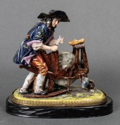 CAPODIMONTE PORCELAIN FIGURE O