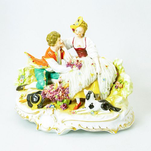CAPODIMONTE PORCELAIN FIGURINE,