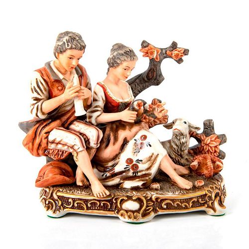 CAPODIMONTE PORCELAIN FIGURINE