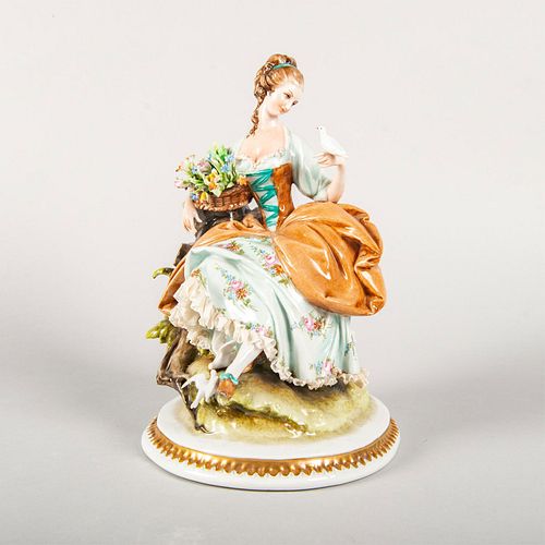 CAPODIMONTE PORCELAIN FIGURINE,