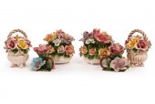 CAPODIMONTE PORCELAIN FLORAL C