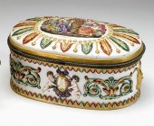 Capodimonte porcelain jewel ca