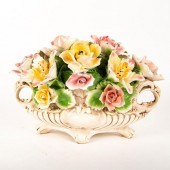 CAPODIMONTE PORCELAIN LARGE FL
