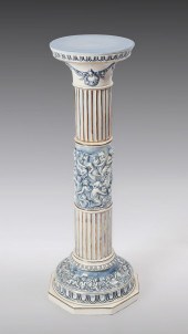 CAPODIMONTE PORCELAIN PEDESTAL