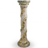 CAPODIMONTE PORCELAIN PEDESTAL