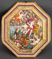 CAPODIMONTE PORCELAIN PLAQUE O