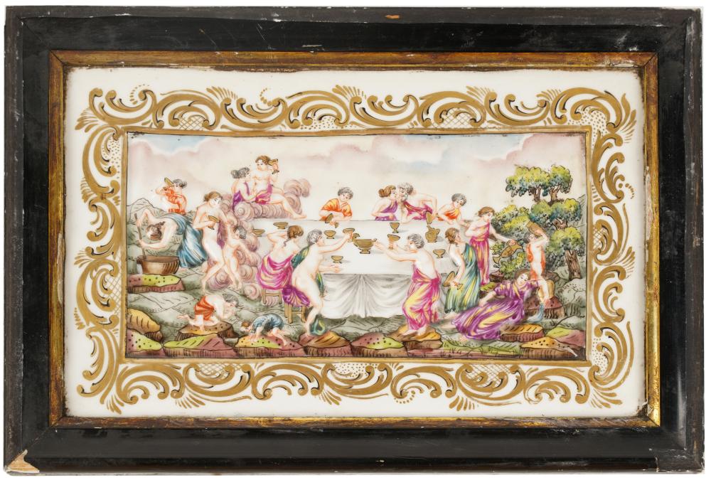 CAPODIMONTE PORCELAIN RELIEF