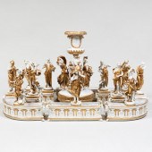 CAPODIMONTE PORCELAIN SURTOUT
