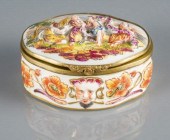 CAPODIMONTE PORCELAIN TRINKET