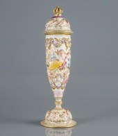 CAPODIMONTE PORCELAIN VASEA 19