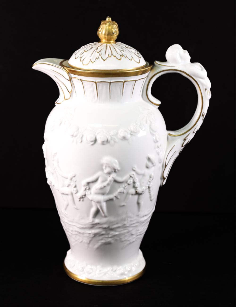 CAPODIMONTE PORCELAIN WHITE &