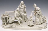 CAPODIMONTE-STYLE PORCELAIN FI