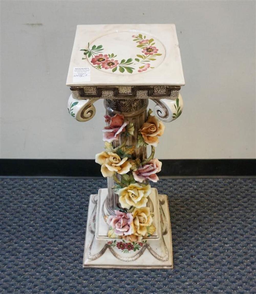 CAPODIMONTE TYPE PEDESTAL, H: 30
