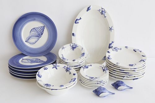 CAPRI, ITALY CERAMIC DINNER SERVICE
