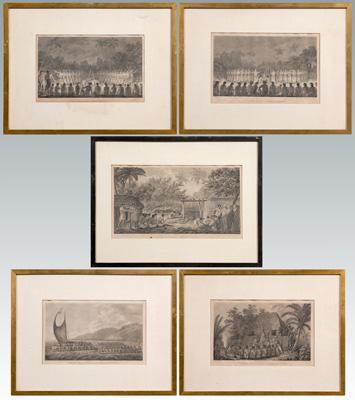 Captain Cook engravings after