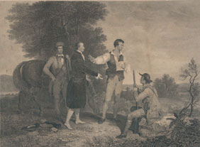 "Capture of Major Andre", print