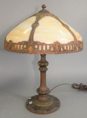 CARAMEL SLAG GLASS TABLE TOP S