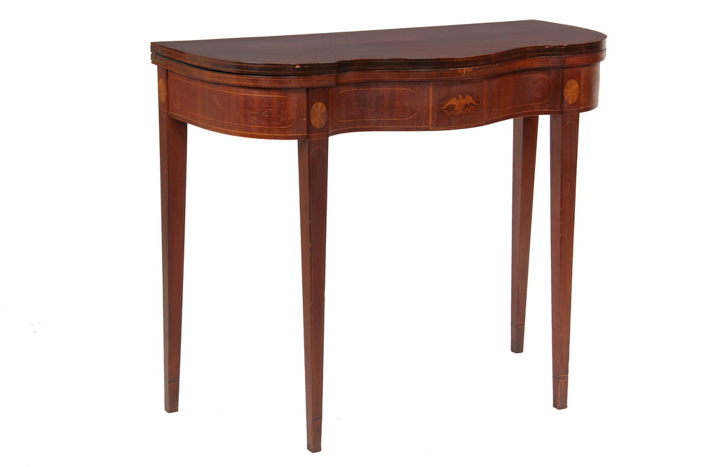 CARD TABLE - 19th c Custom