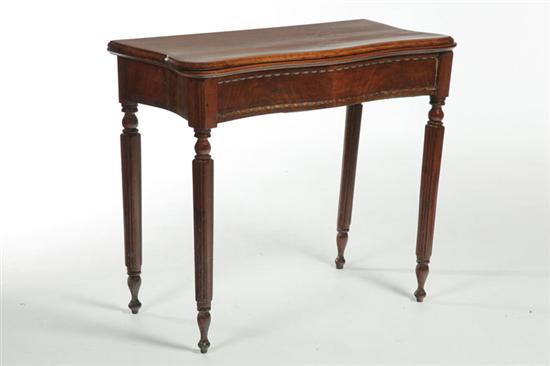 CARD TABLE.  England  1st