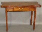 CARD TABLEca. 1810; in pine wi