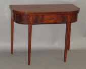 CARD TABLEca. 1810; with a swi