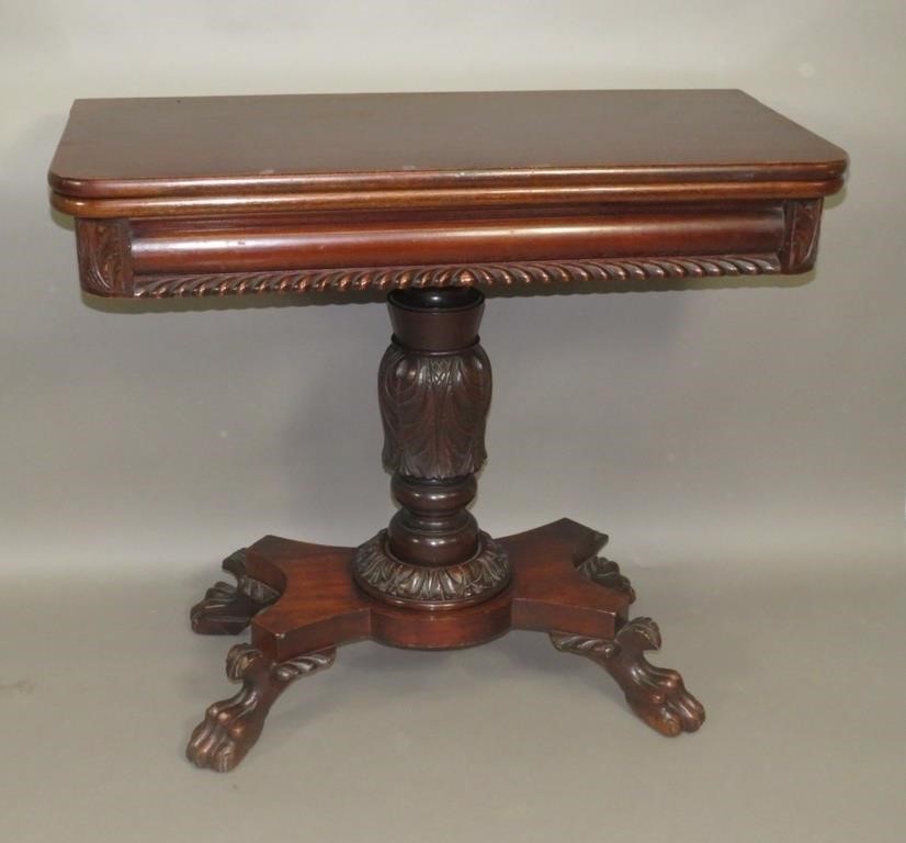 CARD TABLEca. 1840; Federal