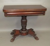 CARD TABLEca. 1840; Federal pe