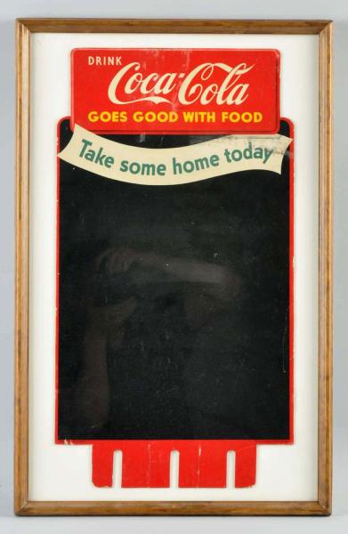 Cardboard Coca-Cola Case Menu