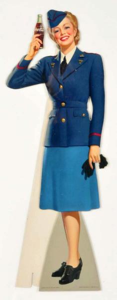 Cardboard Coca-Cola Cutout Girl. 