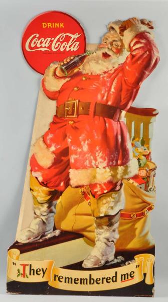 Cardboard Coca-Cola Santa