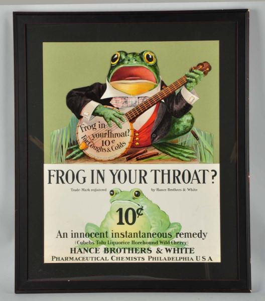 Cardboard Frog in Your Throat?