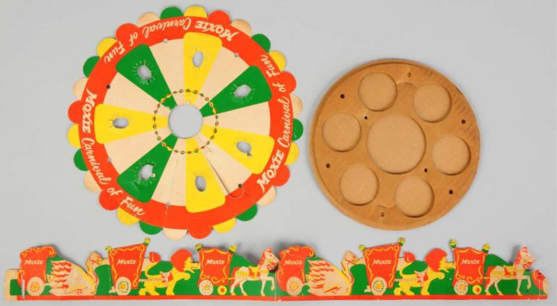 Cardboard Moxie Carousel Cutout. 