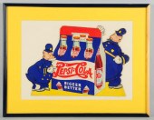 Cardboard Pepsi-Cola Pepsi & P