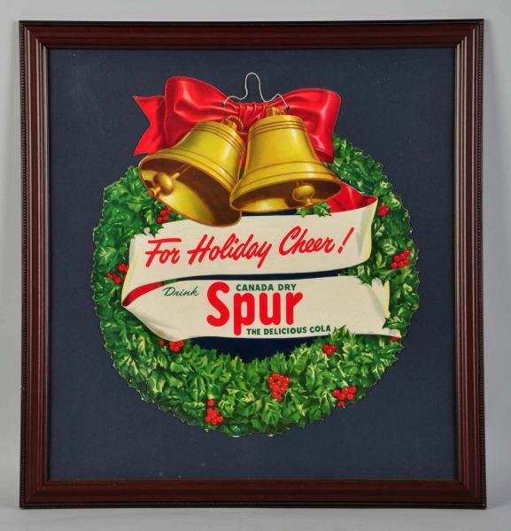 Cardboard Spur Cola Christmas