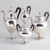 CARDEILHAC SILVER FOUR-PIECE T
