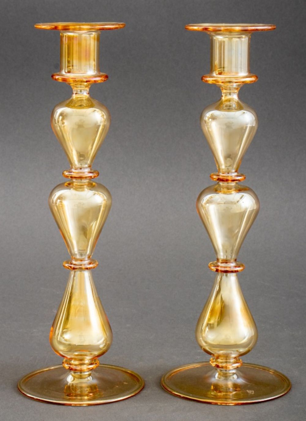 CARDER STEUBEN AMBER GLASS