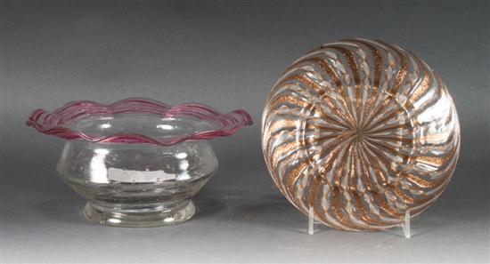 Carder-Steuben blown glass bowl and