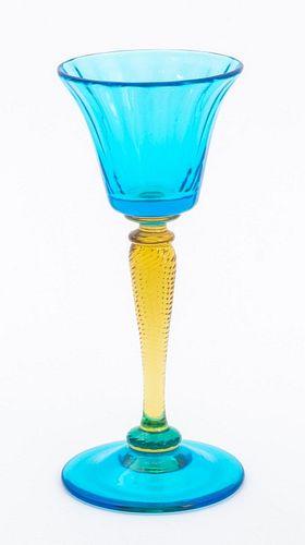 CARDER STEUBEN CELESTE BLUE AND