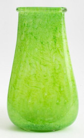 CARDER STEUBEN GREEN CLUTHRA G